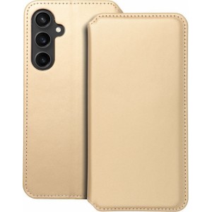 OEM DUAL POCKET Book case for SAMSUNG S23 FE gold