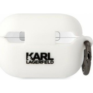 Karl Lagerfeld case for APPLE Airpods 2 KLAP2RUNCHH (3D Sil NFT Choupette) white