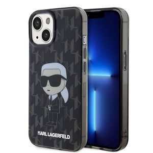 Karl Lagerfeld case for IPHONE 15 KLHCP15SHNKMKLK (Ikonik Monogram) black