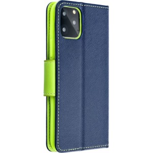 OEM FANCY Book case for SAMSUNG A54 5G navy / lime