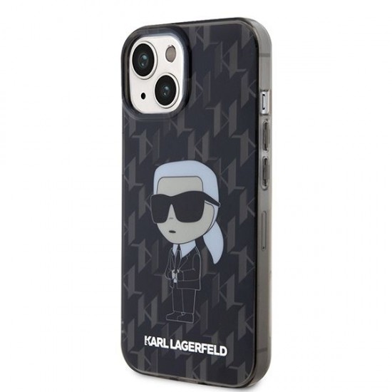 Karl Lagerfeld case for IPHONE 15 KLHCP15SHNKMKLK (Ikonik Monogram) black