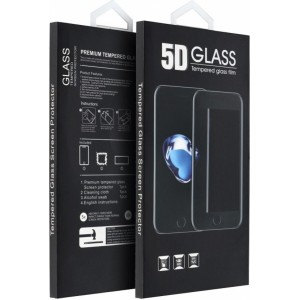 OEM 5D Full Glue Tempered Glass - for Huawei P Smart 2021 black