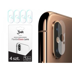 3MK 4x 3mk Flexible Glass for camera lens for Apple iPhone X/XS