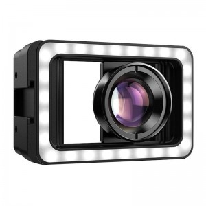 Apexel Mobile lens APEXEL APL-HB100FL23 100mm macro with LED (black)