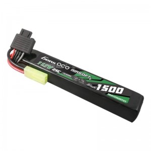 Gens Ace G-Tech 25C 1500mAh 3S1P 11.1V Airsoft Gun Lipo Battery with Tamiya