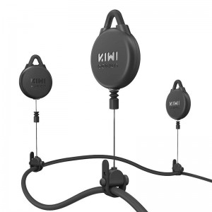 Kiwidesign VR Cable Culley System-3 pcs Kiwi Design V2-3 for Meta Quest 2 Black