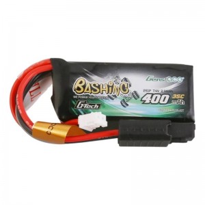 Gens Ace G-Tech 400mAh 7.4V 2S1P 35C Lipo Battery with JST-PHR Plug-Bashing Series Connector