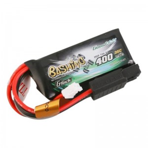 Gens Ace G-Tech 400mAh 7.4V 2S1P 35C Lipo Battery with JST-PHR Plug-Bashing Series Connector