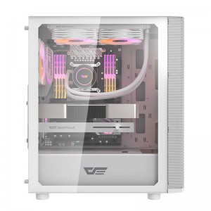 Darkflash Computer case Darkflash DK360 (white) + 4 fans