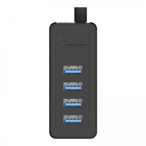 Orico W5P-100 USB to 4x USB 3.0 Hub Adapter (black)