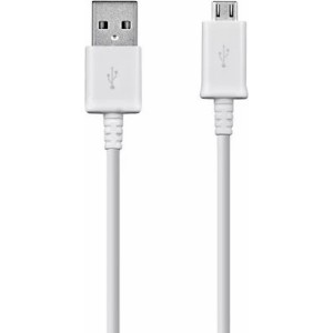 Samsung ECB-DU4AWE Universāls Micro USB 2.0 Datu un Uzlādes Kabelis 1m Balts (OEM)