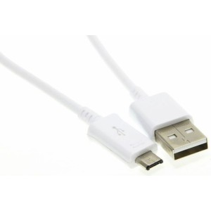 Samsung ECB-DU4AWE Universāls Micro USB 2.0 Datu un Uzlādes Kabelis 1m Balts (OEM)