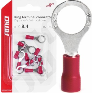 Amio Ring terminal connectors RV 1.25-8 10 pcs