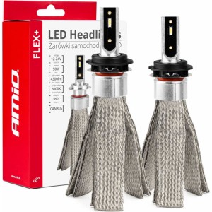 Amio LED Headlights FLEX+ Series H7-6 canbus 6000K 12-24V AMIO-03662