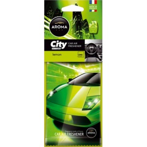 Mtm Industries Car air freshener AROMA CAR CITY CARD LEMON