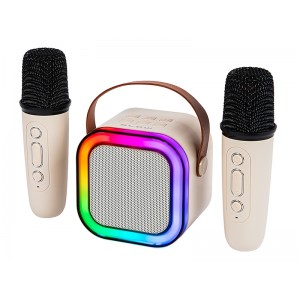 PRL Głośnik Bluetooth KARAOKE RGB