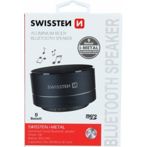 Swissten Bluetooth Bezvadu Skaļrunis ar Micro SD / Telefona Zvana Funkcija / Metāla Korpus / 3W