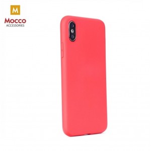 Mocco Soft Magnet Матовый Силиконовый чехол С Встроенным Магнитом Для Apple iPhone XS Max Красный