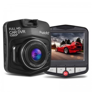 Roger VR1 Auto video reģistrātors Full HD 1080p / microSD / LCD 2.4'' + Turētājs