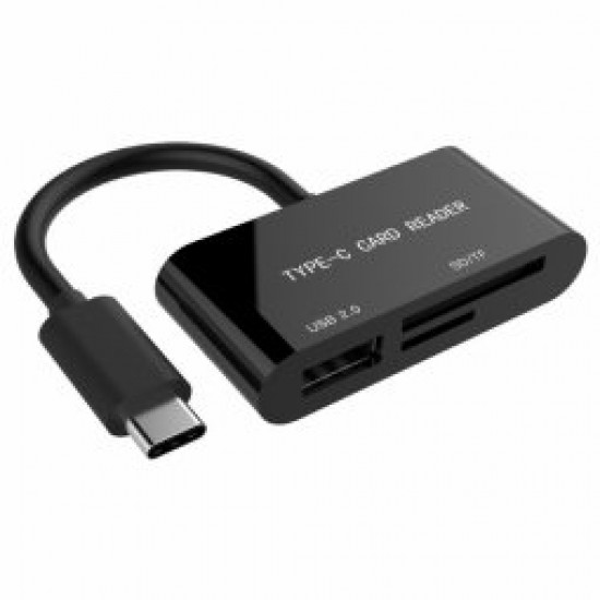 Картридер USB 2.0 Card reader SD/SDHC/ MMC/ MS/ microSD/xD/CF, 3.5