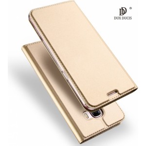 Dux Ducis Premium Magnet Case Grāmatveida Maks Telefonam Samsung A305 Galaxy A30 Zeltains