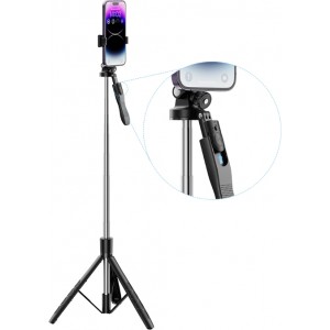 XO SS15 Selfie Nūja / Tripods ar Bluetooth Tālvadības Pulti 180cm