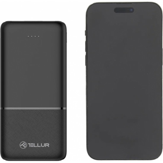 Tellur 10000mAh power bank black