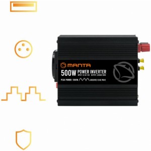 Manta MPI500M Power Inverter 500W/1000W DC to AC