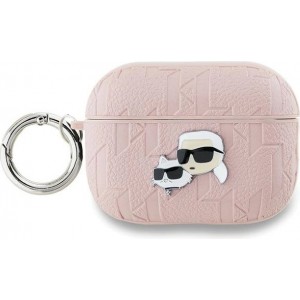 Karl Lagerfeld Monogram Karl & Choupette Head case for AirPods Pro 2 - pink