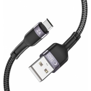 Tech-Protect UltraBoost 2 micro USB / USB-A cable 2.4A 0.25m - black