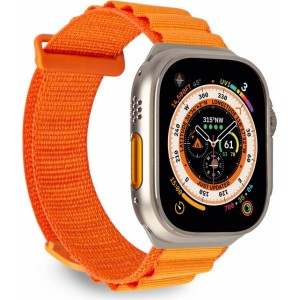 Puro   'EXTREME' polyester watch band for Apple Watch 42-44-45-49mm, orange