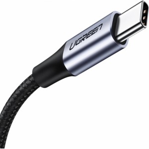Ugreen CM556 cable with USB-C and DisplayPort 8K connectors, 1 m long - gray
