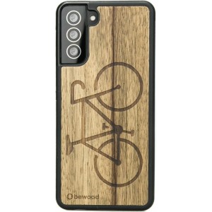 Bewood Rower Limba wooden case for Samsung Galaxy S21 FE - light brown