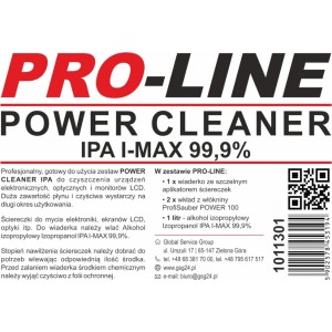Pro-Line POWER CLEANER IPA set for cleaning electronics, optics and PRO-LINE monitors