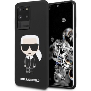 Karl Lagerfeld KLHCS69SLFKBK S20 Ultra G988 hardcase czarny/black Silicone Iconic