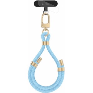 Tech-Protect C4S ROPE WRIST STRAP BABY BLUE/GOLD