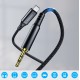 Choetech AUX006 USB-C / mini jack 3.5mm cable 1 m - black