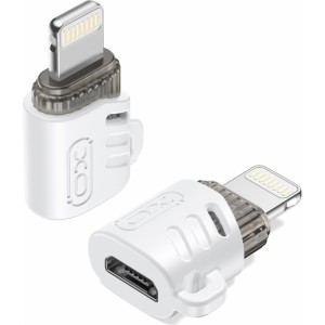 XO adapter NB256F microUSB - Lightning white