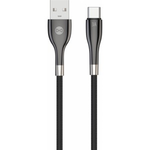 None Forever Sleek cable USB - USB-C 1,0 m 3A black