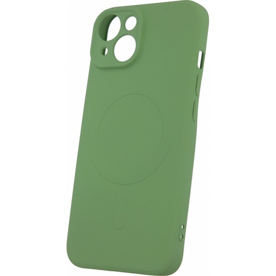 None Simple Color Mag case for iPhone 16 6,1" light green