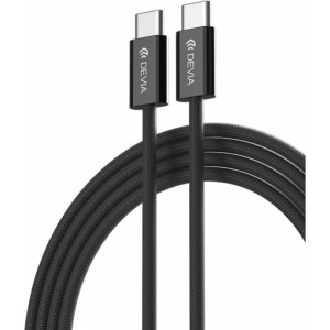 None Devia cable Smart EC325 PD USB-C - USB-C 1,0 m 60W 3A black