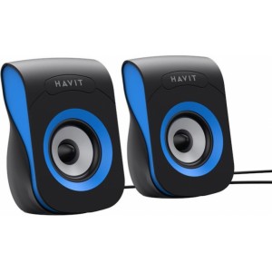 Havit computer speakers 2.0 HV-SK599 black-blue