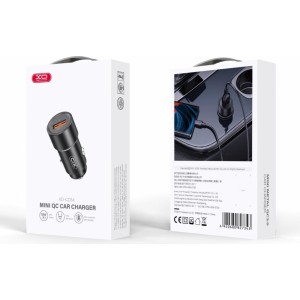 XO car charger CC54 18W 1x USB black