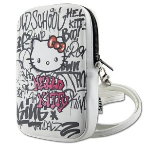 Hello Kitty Bag white Graffiti Kitty Head