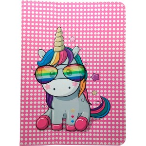 None Universal case Rainbow Unicorn for tablet 9-10”