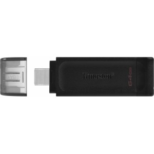 Kingston pendrive 64GB USB-C DT70 black