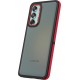 Crystal Black case for Samsung Galaxy M55 5G red