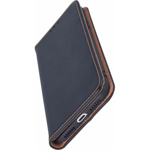 None Genuine Leather Smart Pro for Xiaomi Redmi 12C black