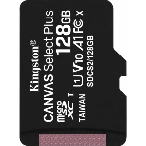 Kingston memory card 128GB microSDXC Canvas Select Plus cl. 10 UHS-I 100 MB/s