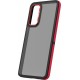 Crystal Black case for Samsung Galaxy M55 5G red